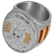Tole 10 Imperial Legion Espanola Silvery Ring (16168)