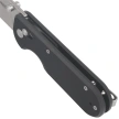 Kubey Bedrock Knife Black G10, Satin D2 (KU505A)
