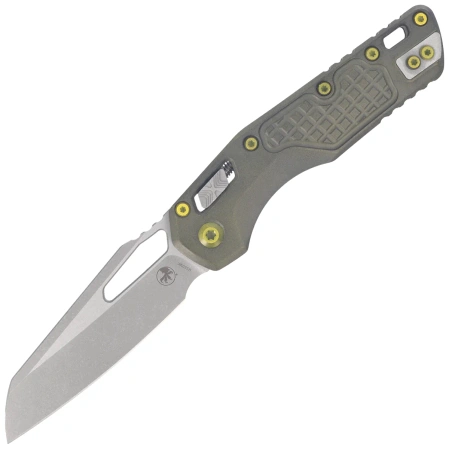 Nóż składany Microtech MSI S/E Distressed Grenade Green Aluminium, Apocalyptic M390MK by Tony Marfione (210-10FRDGG-U25)