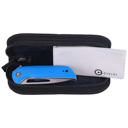 Nóż składany CIVIVI Odium Blue G10, Stonewashed by Ferrum Forge Knife Works (C2010C)