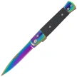 Nóż składany Third Decor Habitat N118W Black Aluminium/Rainbow Steel, Rainbow 420 (TH-N118W)