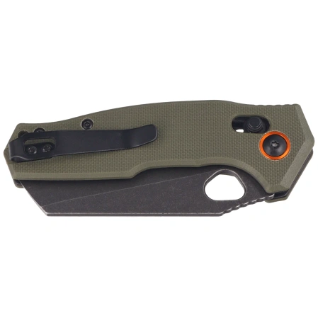 Nóż składany FoxEdge Crew OD Green G10, Black Stonewashed 9Cr14Mov (FE-040 G10OD)
