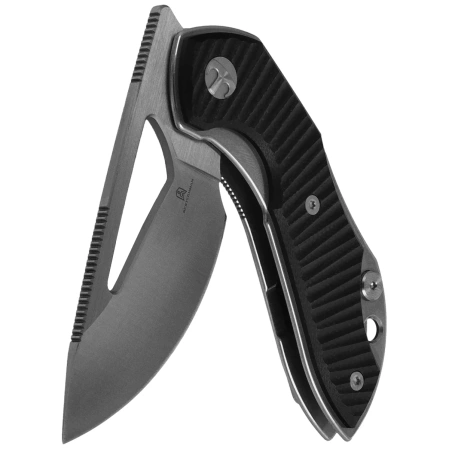 Bestechman Triassic Knife Black G10, Satin 14C28N by Denis Simonutti (BMK17A)