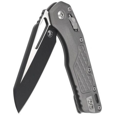 Microtech MSI S/E Knife Natural Clear Frag Aluminum, Black M390MK by Tony Marfione (210-1FRNC)