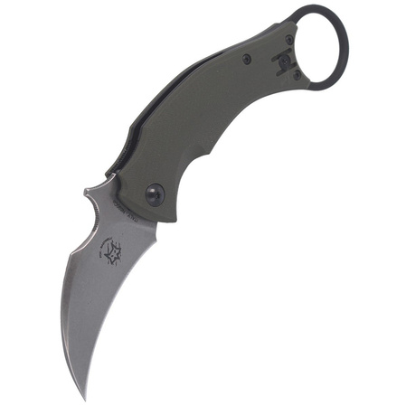 Nóż składany FOX Karambit Black Bird by Bastinelli G10 OD Green, Stone Washed (FX-591 ODSW)