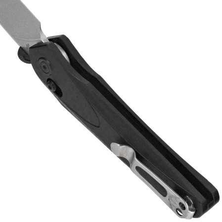 Bestech Mothus Knife CarbonTex G10, Stonewashed 14C28N by Kombou (BG67A)