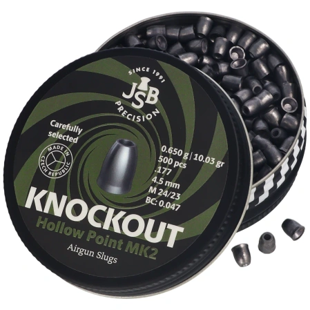 Śrut JSB Slug KnockOut MKII .177 / 4.51 mm, 0.651 g, 200 szt. (546224-500)