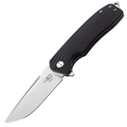 Nóż składany Bestech Lion Black G10, Stonewashed/Satin D2 (BG01A)