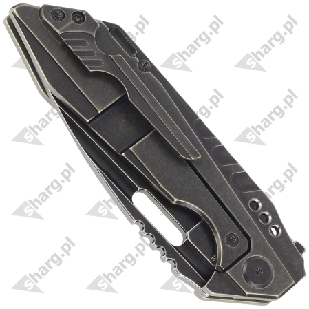 Nóż składany Bestech Shodan Black Titanium, Black Stonewashed CPM S35VN by Todd Knife and Tool (BT1910B)