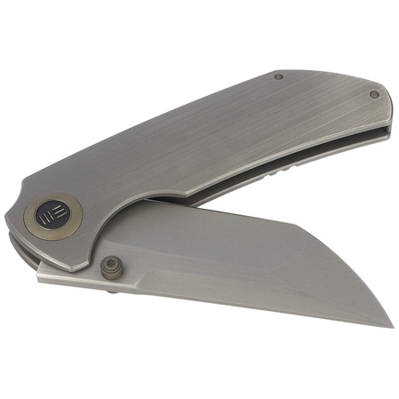 WE Knife Thug XL Gray Titanium, Gray Hand Rubbed CPM 20CV by Matthew Christensen (WE20028D-1)