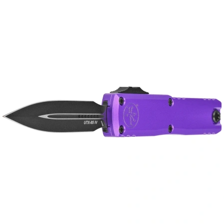 Nóż automatyczny OTF Microtech UTX-85 Gen IV D/E Purple Aluminium, Black M390MK by Tony Marfione (12324-1PU)