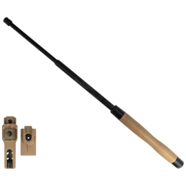 ESP Hardened Easy Lock 24'' Expandable Baton, Khaki Ergonomic (ExBT-24HE-KH BHT-55)