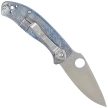 Spyderco Tenacious R.I.L. Knife Disarray Titanium, Satin D2 by Eric Glesser (C122TIBLD2P)