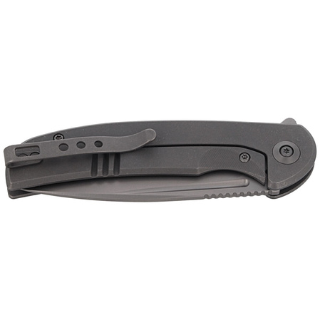 WE Knife Beacon Gray Titanium, Silver Bead Blasted (WE20061B-1)