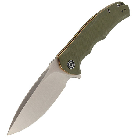 Nóż składany Civivi Praxis Green G10, Satin 9Cr18MoV (C803A)