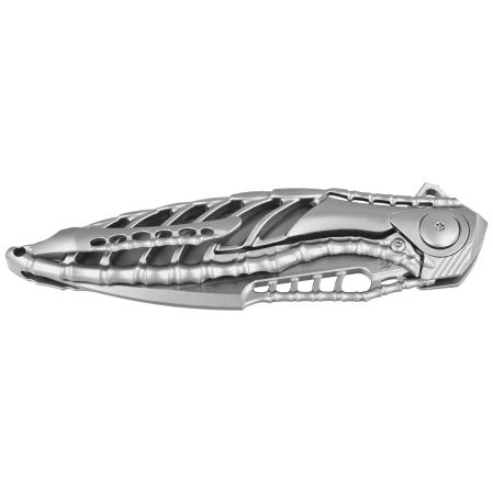 Rike Knife Thor 6 Plus Gray Titanium, Beadblasted Bohler M390 (RK Thor6 Plus-P)