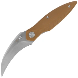 Bestech Mantidae Brown G10, Satin/Stonewashed 14C28N by Lucas (BG60B)