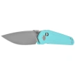 Nóż składany Bestech Mothus Light Blue G10, Bead Blast / Fine Stonewashed 14C28N by Kombou (BG67D)