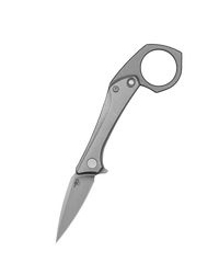 Nóż składany Bestech Duci Dark Gray Titanium, Dark Bead Blasted Stonewashed CPM 20CV by Ostap Hel (BT2605B)