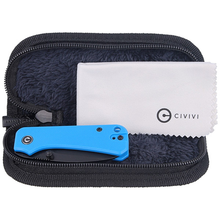 Nóż składany CIVIVI Baby Banter Blue G10, Black Stonewashed by Ben Petersen (C19068S-3)