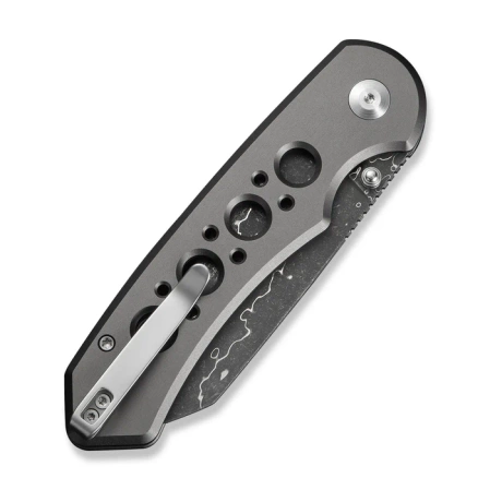 Civivi Pragma Prime Knife Gray Aluminum, Damascus (C24067-DS1)