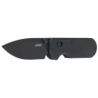 Kubey Bedrock Knife Black G10, Blackwashed D2 (KU505D)