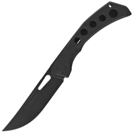 KB Kubey lshtar Knife Black PVD Titanium, Black PVD Stonewashed M390 by Maksim Tkachuk (KB170C)