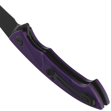 Nóż składany Kubey Anteater Purple G10, Blackwashed 14C28N (KU212M)