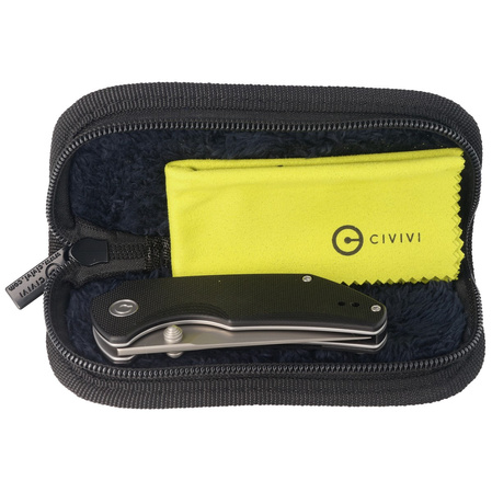 CIVIVI Thug 2 Black G10, Bead Blasted by Matthew Christensen (C20028C-2)