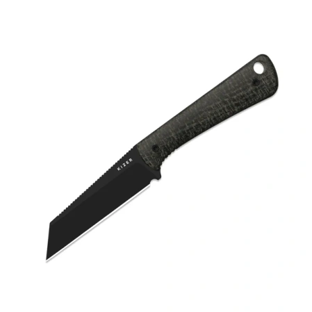 Nóż Kizer MiCrow Black Micarta, Black PVD AEB-L by Scott Halpern (1139A1)