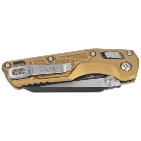 Nóż składany Microtech MSI Ram-Lok Mini S/E Frag Tan Aluminium, Black M390MK by Tony Marfione (210M-1FRTA)