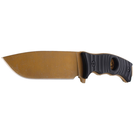 Nóż myśliwski Puma Solingen Wood, Gold Titanium Coating (326213)