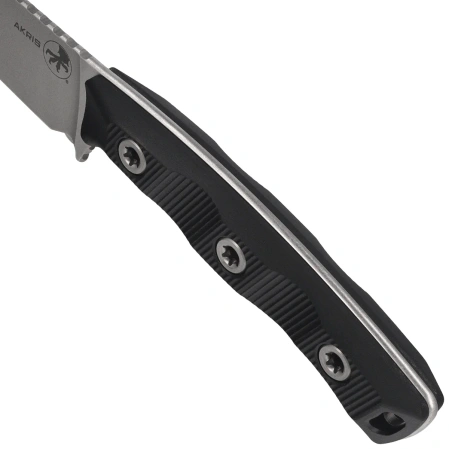 Nóż Microtech Akris S/E Black G10, Stonewashed M390MK by Tony Marfione (95-10BK-3)