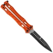 Martinez Albainox Balisong Knife Red Aluminum, Black 3Cr13Mov (02098)