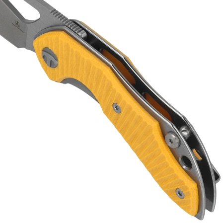 Nóż składany Bestechman Triassic Yellow G10, Satin 14C28N by Denis Simonutti (BMK17B)