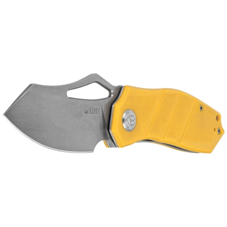 Kubey Ceyx Knife Yellow G10, Satin D2 (KU335E)