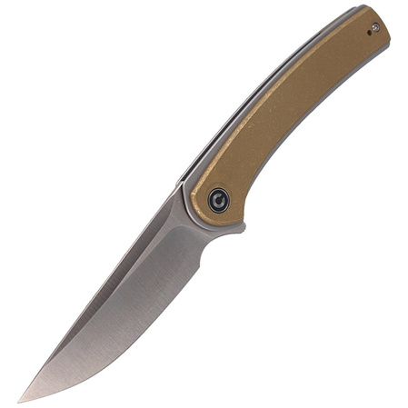 CIVIVI Knife Asticus Brass Stonewashed, Satin Finish (C2002E)