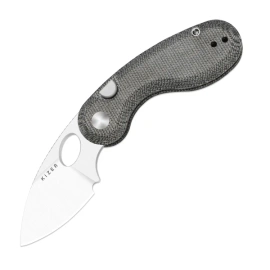 Kizer Microbe Knife Black Norplex UltreX™ Micarta, Satin 14C28N by Maksim Epifantsev (V2742A2)