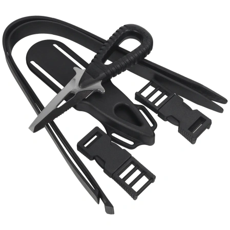 Nóż nurkowy Mac Coltellerie Microsub PT Black ABS, Mirror W 1.4116 (MRS06PT.N)