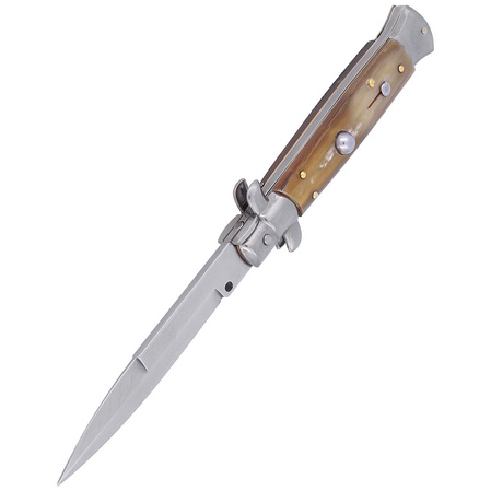 Frank Beltrame Bayonet Honey Horn 23cm switchblade (FB 23/48B)