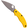 Nóż składany Spyderco UK Penknife Salt FRN Yellow LC200N Plain (C94PYL)
