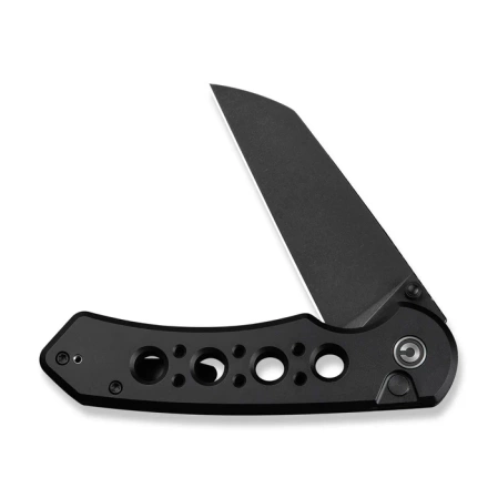 Civivi Pragma Prime Knife Black Aluminum, Black Stonewashed 14C28N (C24067-1)