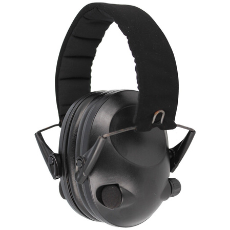Ochronniki słuchu aktywne Mil-Tec Defenders Black (16243002)