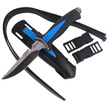 Nóż nurkowy MAC Aquatys Blue-Black PP-TPE, Mirror W 1.4060