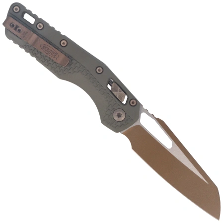 Nóż składany Microtech MSI Ram-Lok S/E Tri-Grip Moss Green Polymer, Cerakote Moss Green M390MK by Tony Marfione (210T-1PMMG-C19Z23)