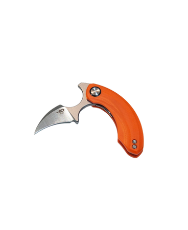Nóż składany Bestech Strelit Orange G10, Satin/Stonewashed 14C28N by Ostap Hel (BG52C-1)