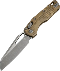 Nóż składany Microtech MSI S/E Dark Earth Camo Tri-Grip Polymer, Apocalyptic M390MK by Tony Marfione (210T-10APPMDEC)