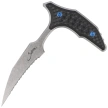 Microtech Bee Marfione Select Knife Carbon Fiber, Blue Titanium HW, Stonewashed F/S 440C by Bastinelli (218-12MS5)