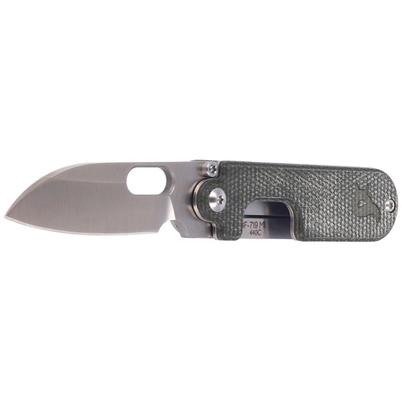 BlackFox Bean Gen2 Green Micarta, Satin by Panchenko (BF-719 MI)
