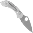 Spyderco Dragonfly Tattoo Stainless, Satin Plain VG-10  by Sal Glesser Knife (C28PT)